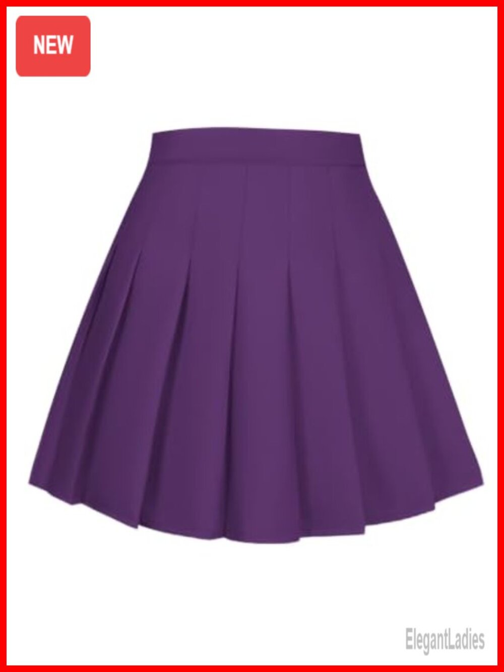 Pleated Skort High Waisted A-Line Mini Skirt Polyester Viscose